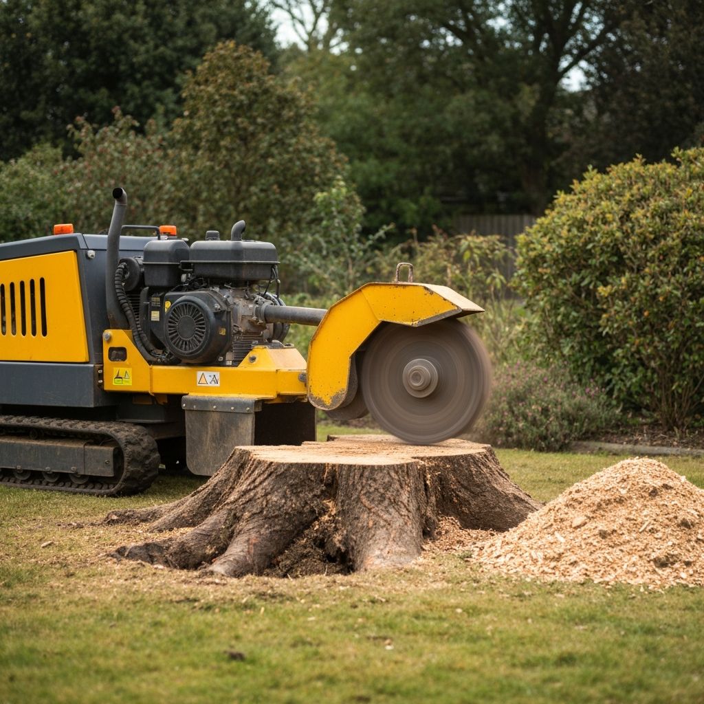 Stump grinding - Highlands Ranch